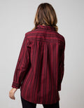 Crater Long Sleeve Shirt Dress
