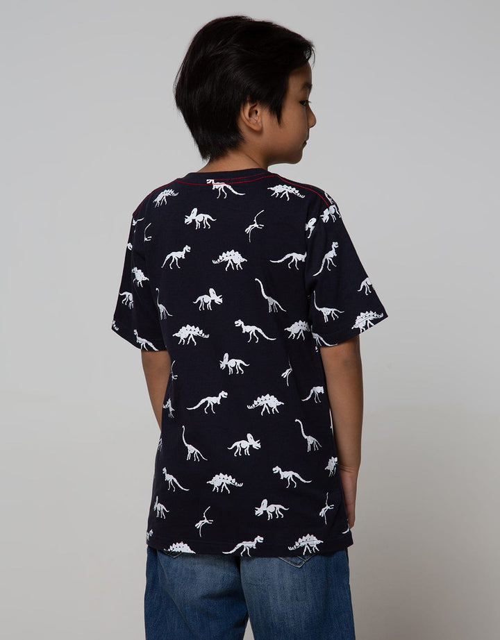 Aero Short Sleeve T-Shirt Fullprintnofloc Regu Dinos Wild