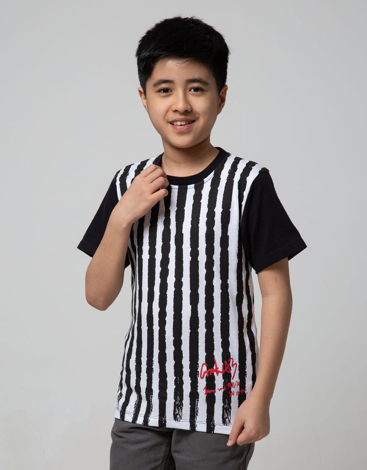 Aero Kids Short Sleeve T-Shirt Fullprintnofloc Regu Vertical