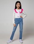 Aero Kids Denim Long Pants Jeggings Fullprint Polkadot