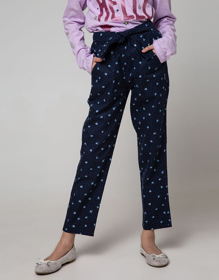 Aero Kids Long Pants Full Print Flowers