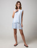 Nevada Short Sleeve Pyjama Shorts Strawberry Cake