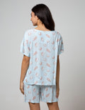 Nevada Short Sleeve Pyjama Shorts Cute Hedgehog
