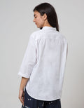 Details Woven Top Long Sleeve Shirt Ogold Top Woven Arm Roll