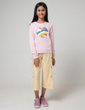 Aero Kids Capri Pants Leggings Rajut Salur