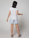 Nevada Short Sleeve Pyjama Shorts Bunny Love