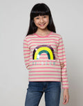 Aero Kids Long Sleeve T-Shirt Rainbow Sequins