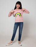 Aero Kids Long Sleeve T-Shirt Rainbow Sequins