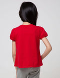 Little M Short Sleeve T-Shirt Gajah Kombinasi Salur
