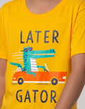 Little M Short Sleeve Tshirt Ki Best Buy Croco Car Later Gator