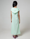 Aero Short Sleeve Midi Dress Hoodie
