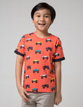 Little M Short Sleeve T-Shirt Fullprint Car