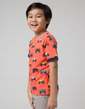 Little M Short Sleeve T-Shirt Fullprint Car