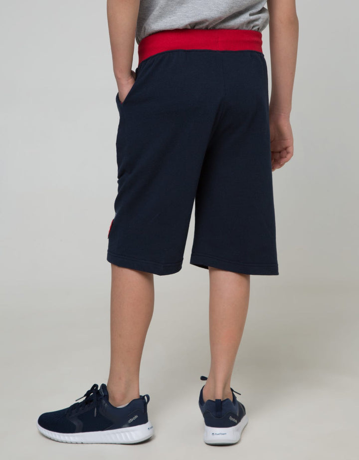 Character Short Pants Knit Superman Logo Embroidery Towel