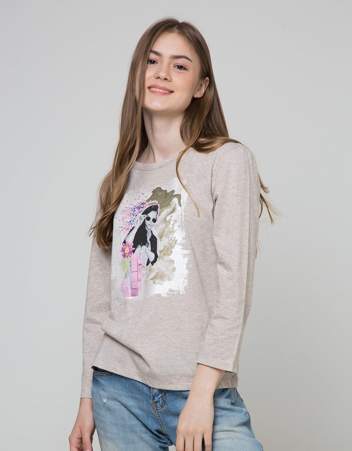 T Zone Long Sleeve T-Shirt Photoprint