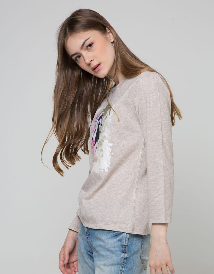 T Zone Long Sleeve T-Shirt Photoprint