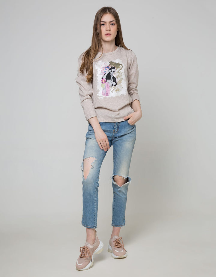 T Zone Long Sleeve T-Shirt Photoprint