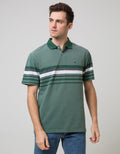 Cole Short Sleeve Polo Shirt Stripe