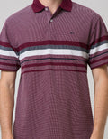 Cole Short Sleeve Polo Shirt Stripe