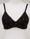 Nevada Non Push Up Regular Bra Print Polkared