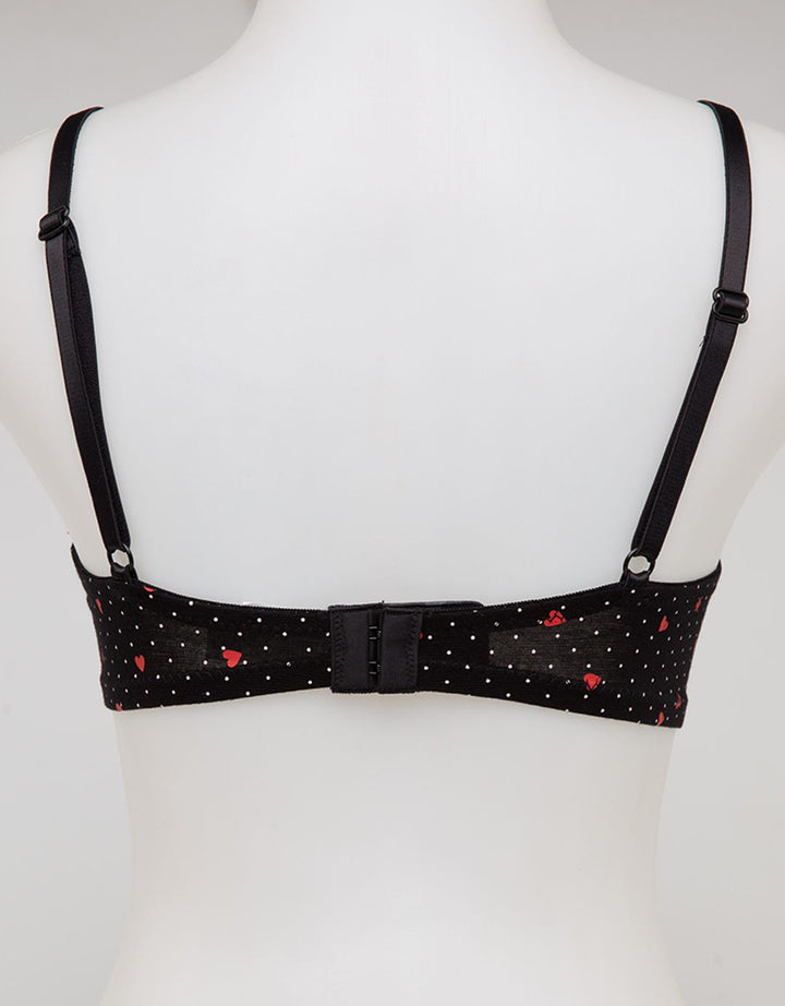 Nevada Non Push Up Regular Bra Print Polkared