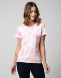 T Zone Short Sleeve T-Shirt Tiedye Non Raglan Basic