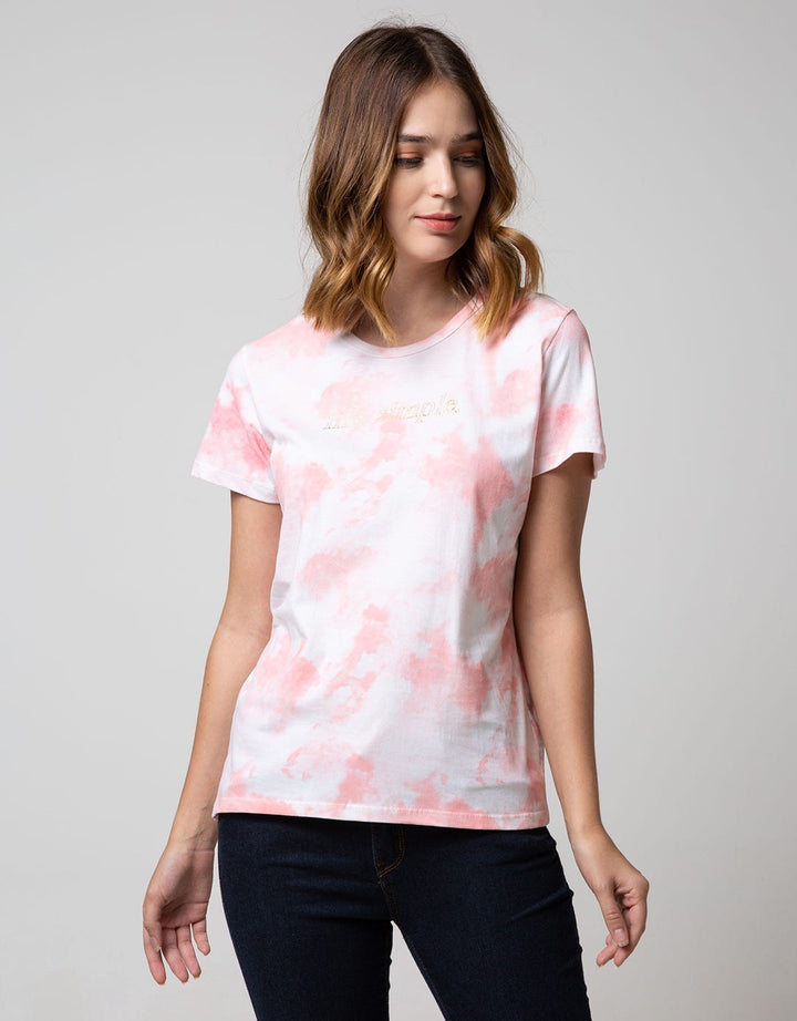 T Zone Short Sleeve T-Shirt Tiedye Non Raglan Basic