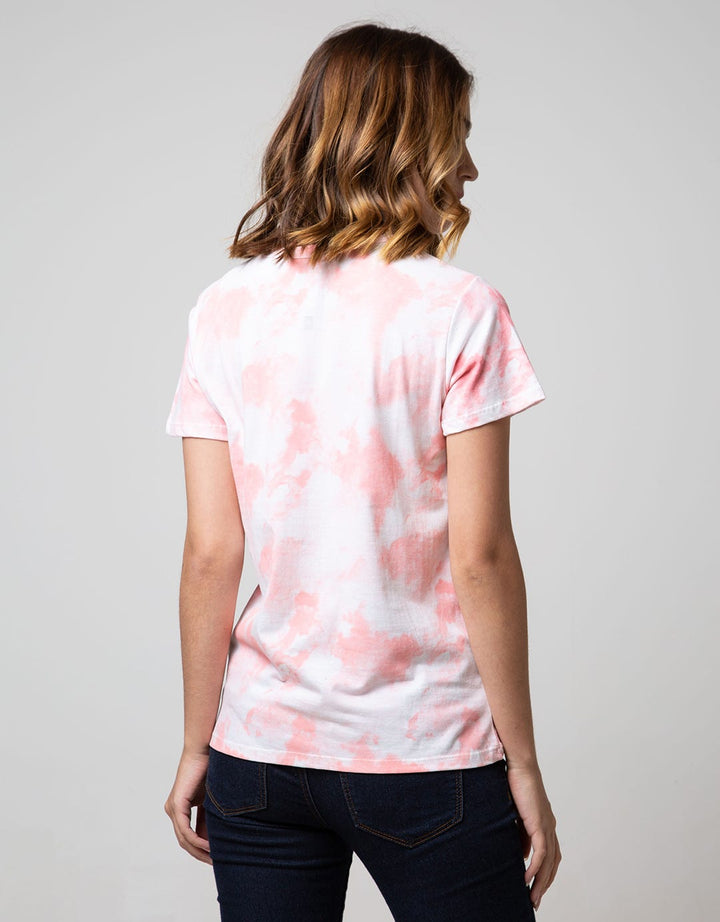 T Zone Short Sleeve T-Shirt Tiedye Non Raglan Basic