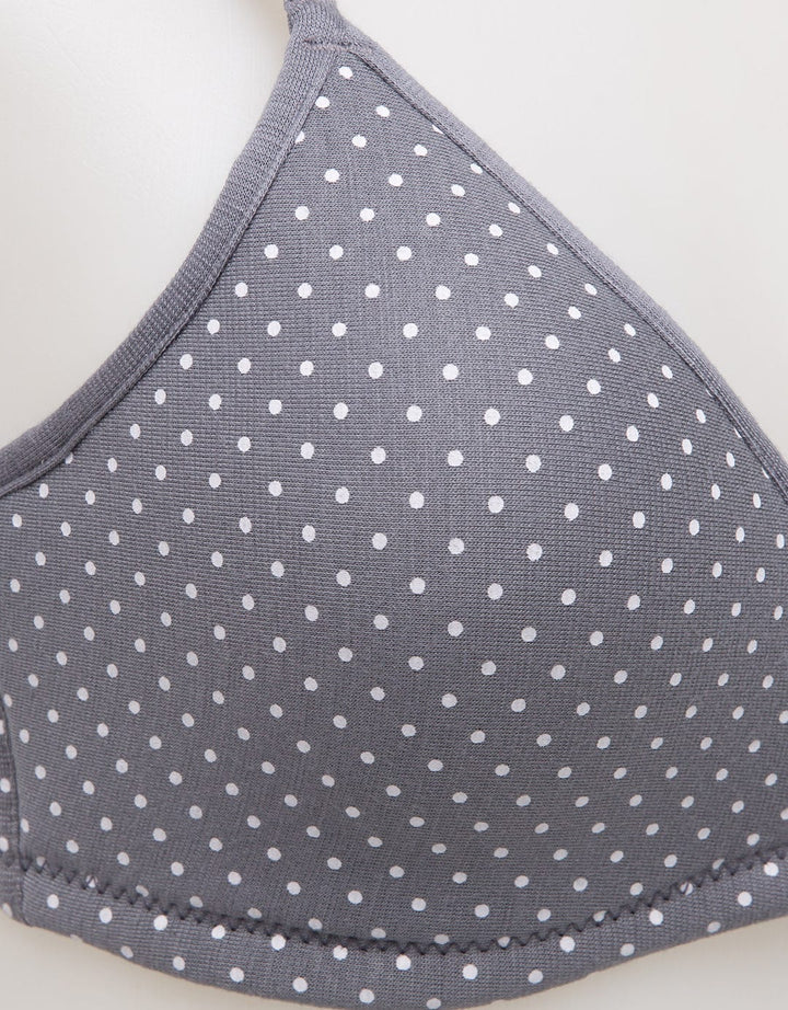 Nevada Non Push Up Regular Polka Print Bra