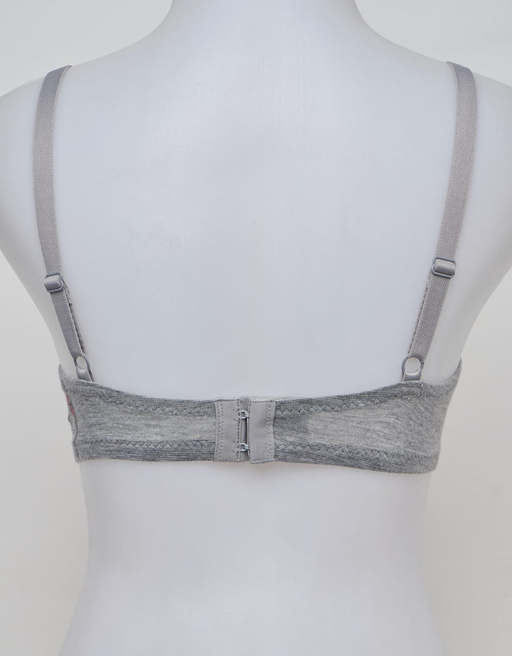 Nevada Non Push Up Regular Bra Print Kiss Bunny