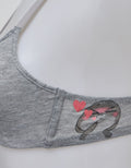 Nevada Non Push Up Regular Bra Print Kiss Bunny
