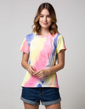 T Zone Short Sleeve T-Shirt Tiedye Non Raglan Basic