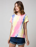 T Zone Short Sleeve T-Shirt Tiedye Non Raglan Basic