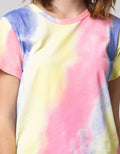 T Zone Short Sleeve T-Shirt Tiedye Non Raglan Basic