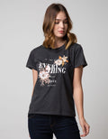 T Zone Short Sleeve T-Shirt Photoprint Non Raglan Girly