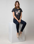 T Zone Short Sleeve T-Shirt Photoprint Non Raglan Girly