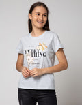 T Zone Short Sleeve T-Shirt Photoprint Non Raglan Girly