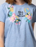 T Zone Short Sleeve T-Shirt Photoprint Non Raglan Girly