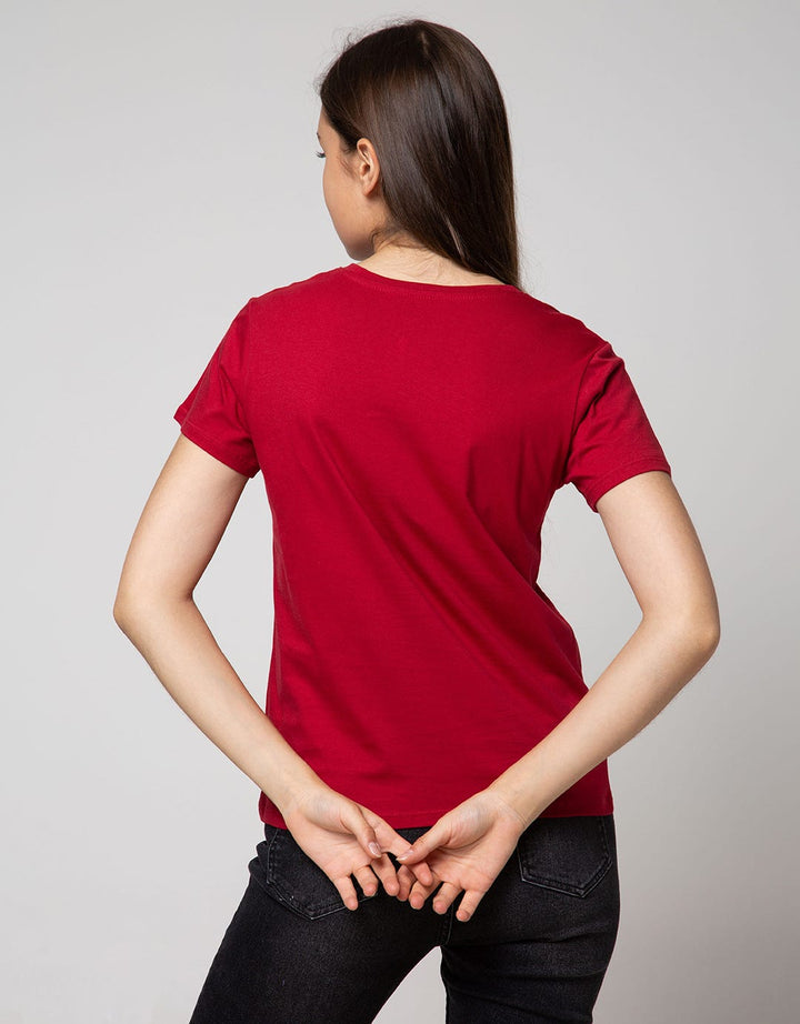 T Zone Short Sleeve T-Shirt Photoprint Non Raglan Girly