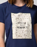 T Zone Short Sleeve T-Shirt Wording Non Raglan Basic