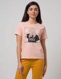 T Zone Short Sleeve T-Shirt Cartoon Non Raglan Cute
