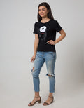 T Zone Short Sleeve T-Shirt Cartoon Non Raglan Cute