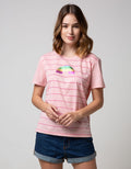 T Zone Short Sleeve T-Shirt Cartoon Non Raglan Cute