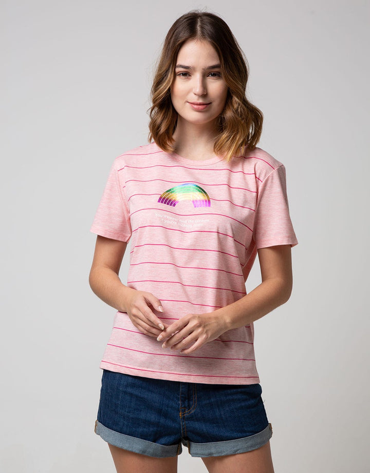 T Zone Short Sleeve T-Shirt Cartoon Non Raglan Cute