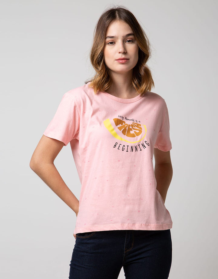 T Zone Short Sleeve T-Shirt Cartoon Non Raglan Cute