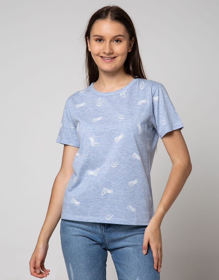 T Zone Short Sleeve T-Shirt Cartoon Non Raglan Cute