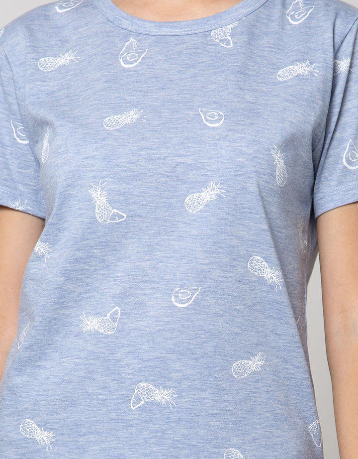 T Zone Short Sleeve T-Shirt Cartoon Non Raglan Cute
