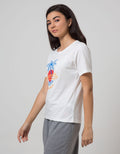 T Zone Short Sleeve T-Shirt Cartoon Non Raglan Cute