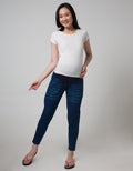 St. Yves Mom Washed Denim Long Pants