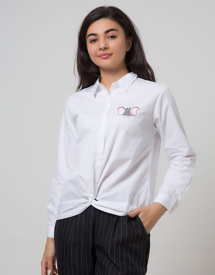 Disney Top Long Sleeve Shirt Dumbo Embro